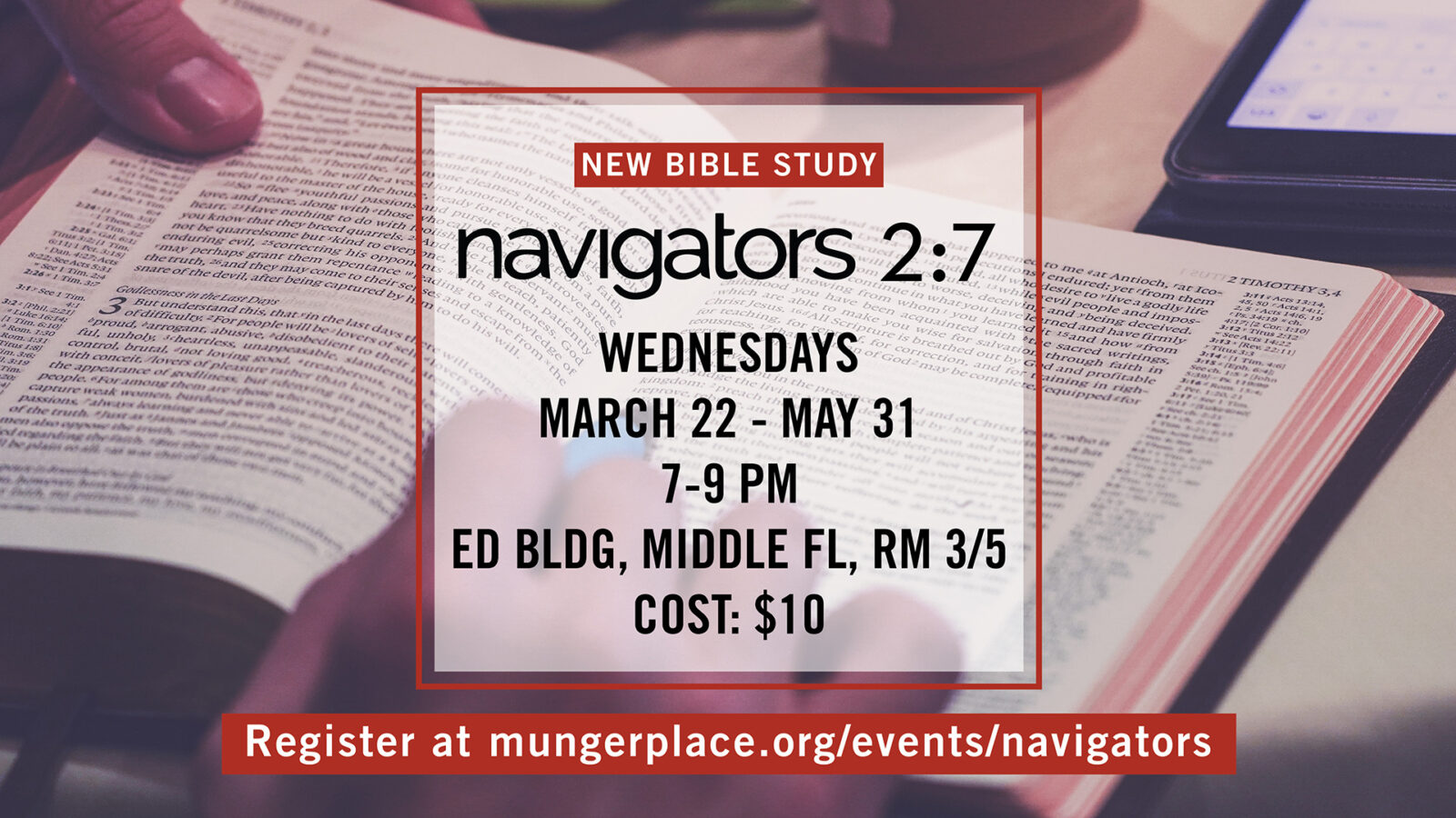 Navigators 2:7 Bible Study