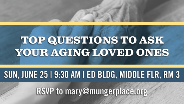 Top Questions to Ask Your Aging Loved Ones