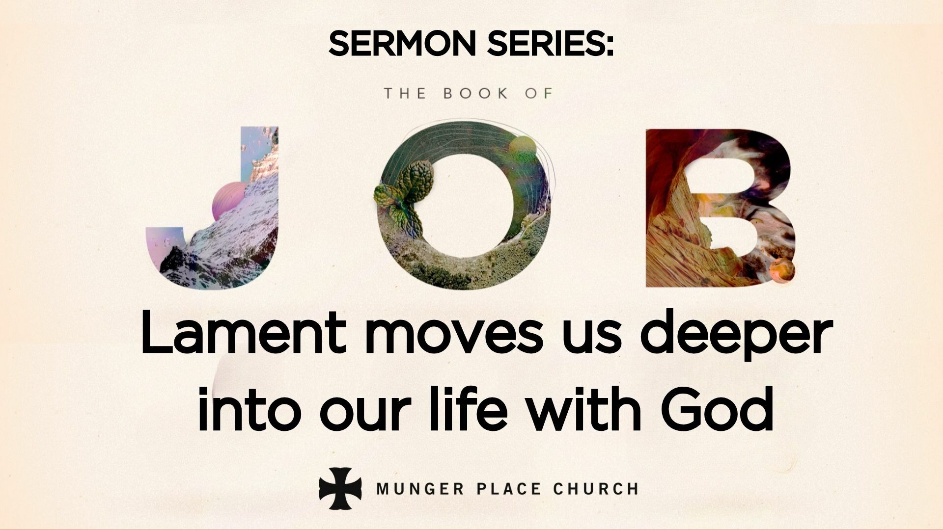 Lament moves us deeper into our life with God Youtube Thumbnail